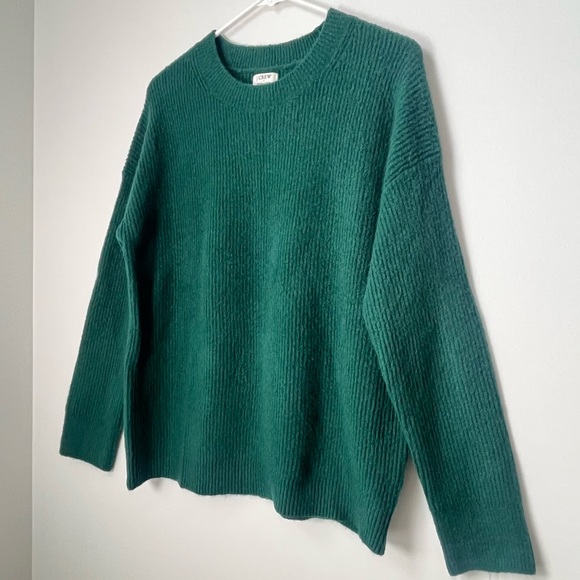 J. Crew Extra Soft Crewneck Sweater Green Wool Blend Size Small - Picture 1 of 10